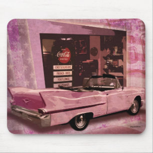 All American 50s Collage Mouse Pad