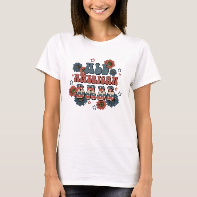 All American Babe T-Shirt (Front)