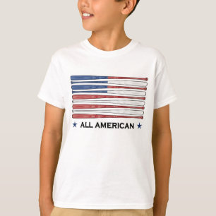 All American Baseball Flag t-shirt