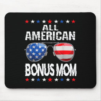 All American Bonus Mom 4th Of July Sungles Family Mouse Pad
