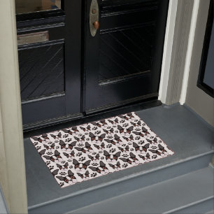 All American Boston Terrier Pet Puppy Dog Doormat