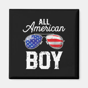 All American Boy 4th Of July Usa Boys Patriotic Te Magnet