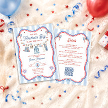 All American Boy Baby Shower All In One