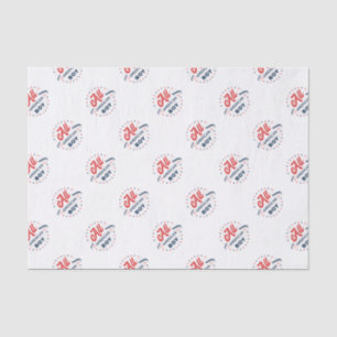 All American Boy Badge Tissue Paper