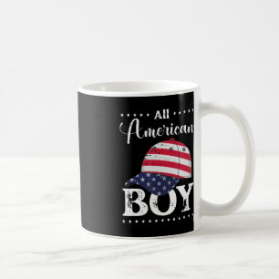 All American Boy Cap - 4th July Coffee Mug