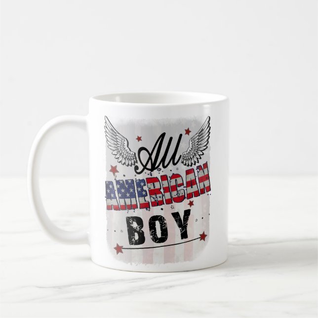 All American Boy Coffee Mug (Left)
