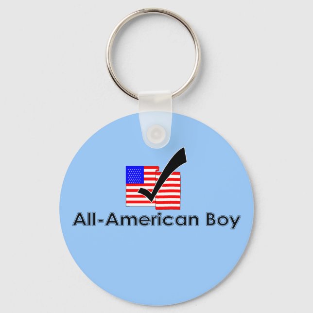 All-American Boy Keychain (Front)