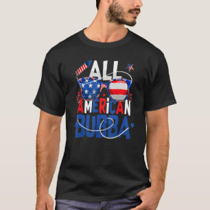 All American Bubba Sunglasses Usa Flag 4th Of Jul T-Shirt