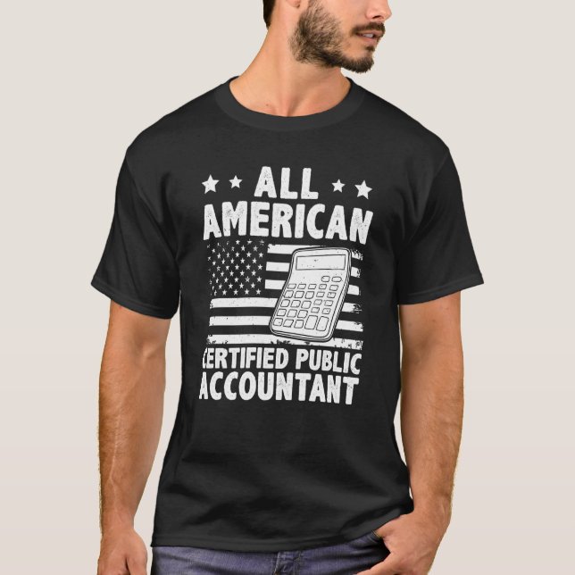 All American Certified Public Accountant T-Shirt (Front)