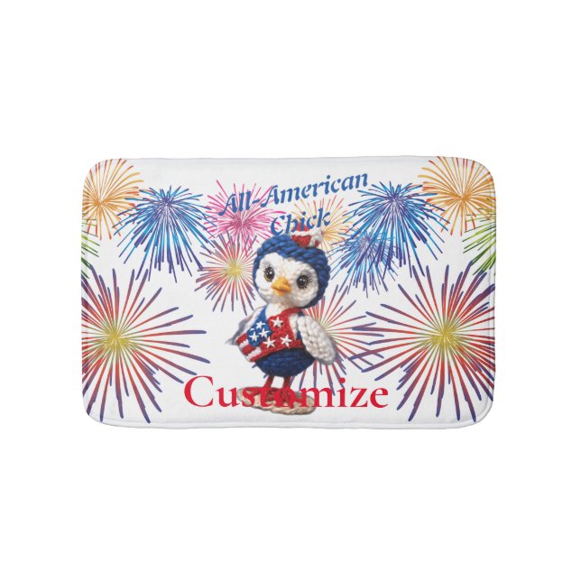 All-American Chick Thunder_Cove  Bath Mat (Front)