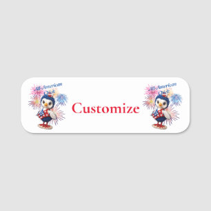 All-American Chick Thunder_Cove  Name Tag