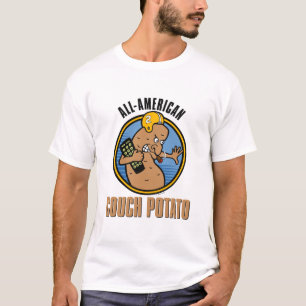 All-American Couch Potato (customizable) T-Shirt