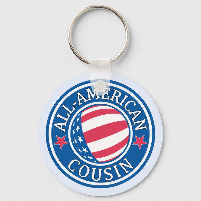 All-American Cousin Keychain (Front)