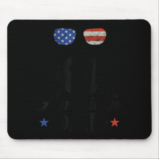 All American Dad 4th Of July Bearded Dad Beard Fat Mouse Pad