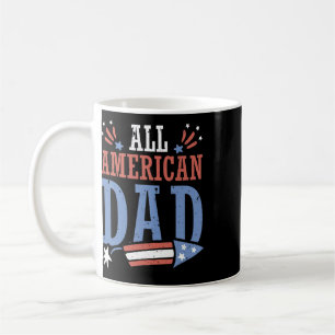 All American Dad 4th Of July Firecracker Independe Coffee Mug