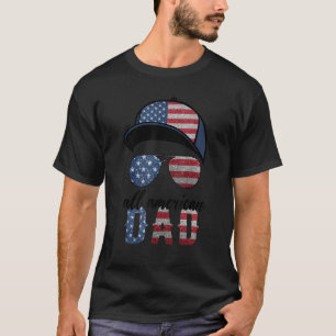All American Dad Happy Father's Day 4th Of July Us T-Shirt