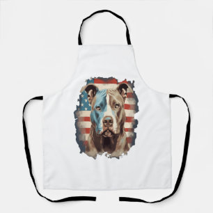 ALL AMERICAN DOG-lovers pit bull 1 Apron