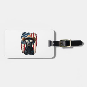 ALL AMERICAN DOG-lovers pit bull (1) Luggage Tag
