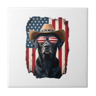 ALL AMERICAN DOG-lovers pit bull (1) Tile
