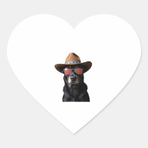 ALL AMERICAN DOG-lovers pit bull (2) Heart Sticker