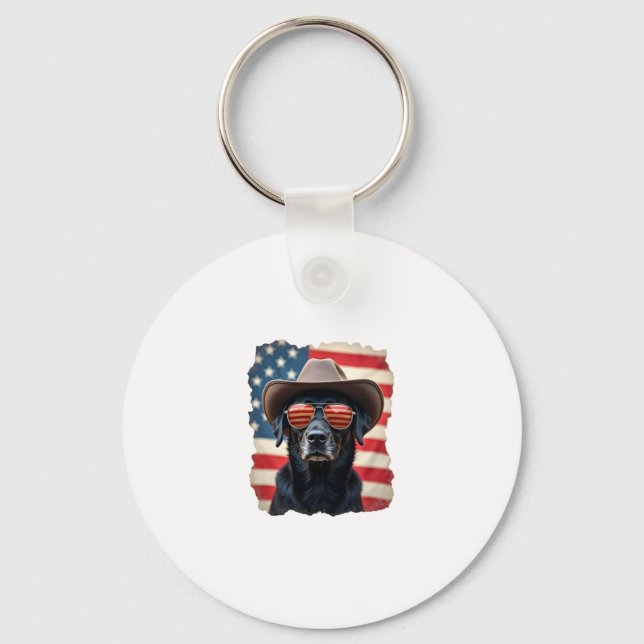 ALL AMERICAN DOG-lovers pit bull  (3) Keychain (Front)