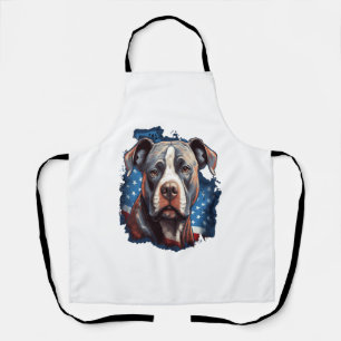 ALL AMERICAN DOG-lovers pit bull Apron