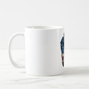 ALL AMERICAN DOG-lovers pit bull Coffee Mug