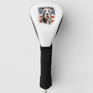 ALL AMERICAN DOG-lovers pit bull  Golf Head Cover