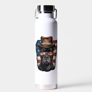 ALL AMERICAN DOG-lovers pit bull  Water Bottle