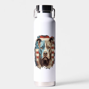 ALL AMERICAN DOG-lovers pit bull  Water Bottle