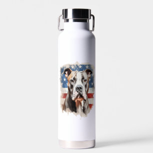ALL AMERICAN DOG-lovers pit bull  Water Bottle