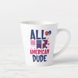 All American Dude-96993 Latte Mug