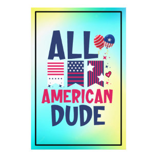 All American Dude-96993 Photo Print