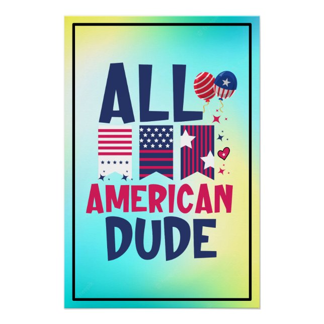 All American Dude-96993 Poster (Front)