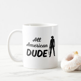 All American Dude July 4th America Coffee Mug