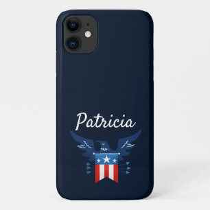 All American Eagle & Flag Patriotic iPhone 11 Case