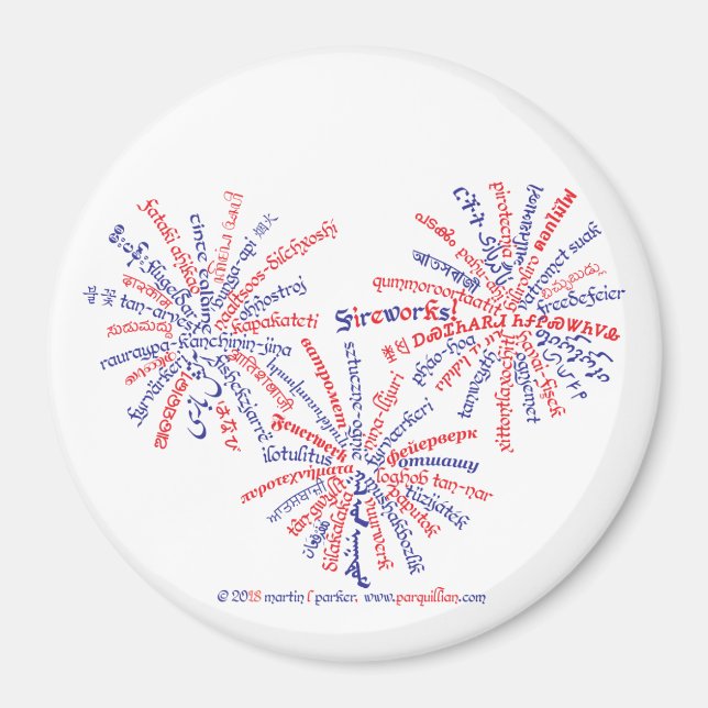 All-American Fireworks Magnet (Front)
