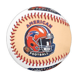 All-American Game Day Vibes – Vintage Helmet Style Baseball
