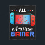 All American Gamer Funny 4th Of July Boys Kids Men Fleece Blanket<br><div class="desc">All American Gamer Funny 4th Of July Boys Kids Men Usa Flag</div>