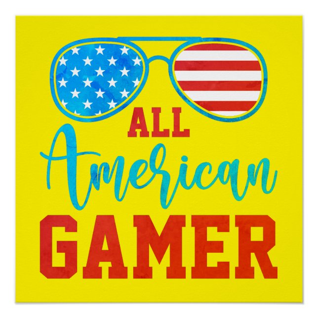 ALL AMERICAN GAMER POSTER (Front)