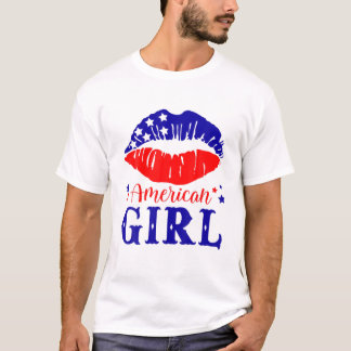 All American Girl 4Th Of July Family Matching T-Shirt