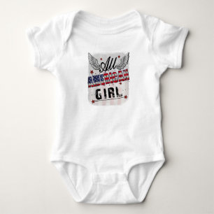 All American Girl Baby Bodysuit