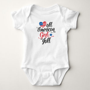 All American Girl Baby Bodysuit
