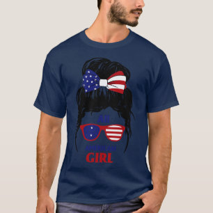 All American Girl Happy independence day T-Shirt