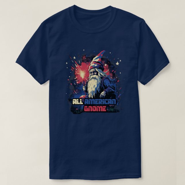 All American Gnomes 1 T-Shirt (Design Front)