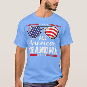 All American Grandma Shirt 4th of July Sunglasses 