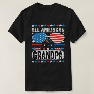 All American Grandpa  Patriotic t shirt