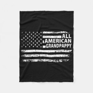 All American Grandpappy 4th Of July Usa Independen Fleece Blanket