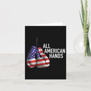 All American Hands Boxing Gloves – Patriotic Usa F Card