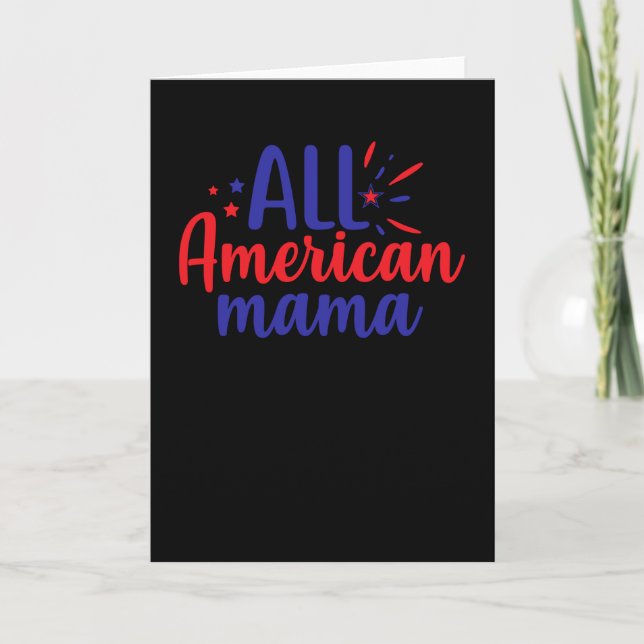 All American Mama Card (Front)